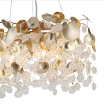 Люстра с декоративными подвесками из прозрачного стекла в форме монеток FAIRYTREE Light варинант исполнения - 5 | Loft Concept в Ростове-на-Дону