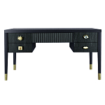 Письменный стол с 4-мя ящиками Elsa Dreams Black  варинант исполнения - 5 | Loft Concept в Ростове-на-Дону