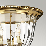 Потолочный светильник цвета латунь с прозрачным плафоном в форме чаши Hinkley варинант исполнения - 11 | Loft Concept в Ростове-на-Дону