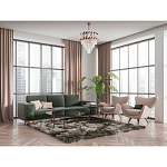 Люстра многоярусная с переплетенными металлическими элементами черного и золотого цвета и прозрачными хрустальными подвесками Empire Chandelier Crystal варинант исполнения - 12 | Loft Concept в Ростове-на-Дону