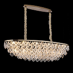 Люстра овальная с каскадом из подвесных прозрачных элементов Attractiveness варинант исполнения - 1 | Loft Concept в Ростове-на-Дону