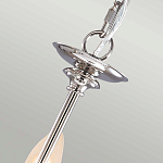 Люстра цвета никель с прозрачными стеклянными подвесками в форме капель Elstead Lighting варинант исполнения - 9 | Loft Concept в Ростове-на-Дону