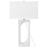 Настольная лампа на прямоугольном корпусе с тканевым абажуром One Piece Support варинант исполнения - 4 | Loft Concept в Ростове-на-Дону