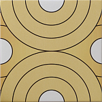 Дизайнерская плитка с узором Диски варинант исполнения - 2 | Loft Concept в Ростове-на-Дону