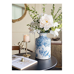 Ваза с мотивами цветущего сада с попугаями Vase Inspired by Nature варинант исполнения - 5 | Loft Concept в Ростове-на-Дону