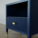 Прикроватная тумбочка с полкой Elsa Dreams Blue варинант исполнения - 3 | Loft Concept в Ростове-на-Дону