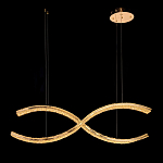 Люстра волнистой формы с фактурным хрустальным плафоном Light Delight варинант исполнения - 2 | Loft Concept в Ростове-на-Дону