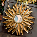 Зеркало-солнце с золотыми с лучами Rays of Peace варинант исполнения - 3 | Loft Concept в Ростове-на-Дону