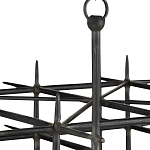 Люстра черная квадратной остроконечной формы Black Square варинант исполнения - 1 | Loft Concept в Ростове-на-Дону