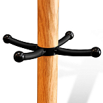 Вешалка с круглым основанием и черными металлическими крючками Industrial Metal Rust варинант исполнения - 2 | Loft Concept в Ростове-на-Дону