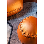 Дизайнерский кожаный пуф в виде бейсбольного мяча Poltronova Joe Ball Pouf варинант исполнения - 6 | Loft Concept в Ростове-на-Дону