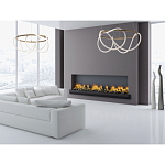 Люстра подвесная круглая золотого цвета с белыми изогнутыми световыми линиями Luke Lampco Tracer Lamp варинант исполнения - 12 | Loft Concept в Ростове-на-Дону