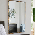 Зеркало прямоугольное в фактурной золотой раме Reflective Fabric варинант исполнения - 6 | Loft Concept в Ростове-на-Дону