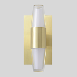 Бра с золотым основанием и прозрачным плафоном цилиндрической формы Golden Geometry варинант исполнения - 1 | Loft Concept в Ростове-на-Дону