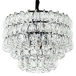 Люстра с хрустальными подвесками в виде капель Antoine Crystal Drops Chrome Chandelier 9 варинант исполнения - 1 | Loft Concept в Ростове-на-Дону
