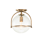 Потолочный светильник с прозрачным стеклянным шаром с эффектом пузырьков Hinkley варинант исполнения - 13 | Loft Concept в Ростове-на-Дону