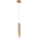 Подвесной светильник Metal Acrylic Tube Gold Hanging Lamp варинант исполнения - 2 | Loft Concept в Ростове-на-Дону