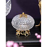 Конфетница из прозрачного рельефного стекла Eden Garden варинант исполнения - 10 | Loft Concept в Ростове-на-Дону