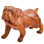 Статуэтка деревянная в виде собаки Balinese Dog 2 варинант исполнения - 1 | Loft Concept в Ростове-на-Дону