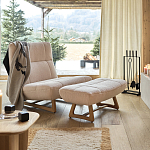 Кресло с обивкой букле Lino White  Boucle Armchair варинант исполнения - 8 | Loft Concept в Ростове-на-Дону