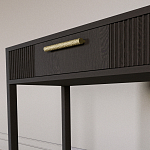 Элегантная Консоль Primo с выдвижным ящиком Темный орех варинант исполнения - 3 | Loft Concept в Ростове-на-Дону