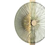 Бра с круглым стеклянным плафоном Gingham варинант исполнения - 9 | Loft Concept в Ростове-на-Дону