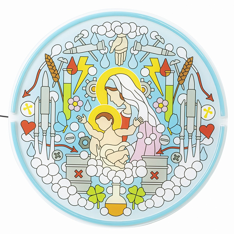  Seletti Gospel Led Signs Virgin Mary   -- | Loft Concept 