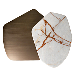 Столик журнальный Promontory с мрамором варинант исполнения - 2 | Loft Concept в Ростове-на-Дону