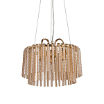 Люстра с подвесными рифлеными стеклянными трубками Nembus варинант исполнения - 1 | Loft Concept в Ростове-на-Дону