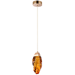 Подвесной светильник Soar Hanging Lamp Brass Amber Янтарный варинант исполнения - 2 | Loft Concept в Ростове-на-Дону