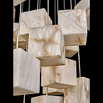 Люстра подвесная с квадратными плафонами из натурального камня Glowing Spheres варинант исполнения - 4 | Loft Concept в Ростове-на-Дону