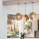 Подвесной светильник в форме золотых дисков Minimalist Lighting Fixture варинант исполнения - 4 | Loft Concept в Ростове-на-Дону