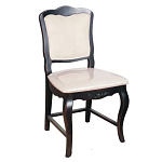 Стул из массива березы с мягким сиденьем без подлокотников в стиле прованс Vintage варинант исполнения - 1 | Loft Concept в Ростове-на-Дону