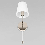 Бра с белым тканевым плафоном в форме конуса и металлическим основанием Nicoleta варинант исполнения - 4 | Loft Concept в Ростове-на-Дону