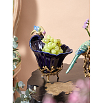 Чаша темно-синего цвета из фарфора с разноцветной птичкой Eden Garden porcelain and bronze варинант исполнения - 14 | Loft Concept в Ростове-на-Дону