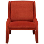 Дизайнерское кресло оранжевое в мягкой велюровой обивке Granger Armchair Orange варинант исполнения - 3 | Loft Concept в Ростове-на-Дону