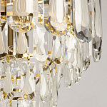 Люстра многоярусная с овальными прозрачными подвесками 36 см Harmonica варинант исполнения - 4 | Loft Concept в Ростове-на-Дону