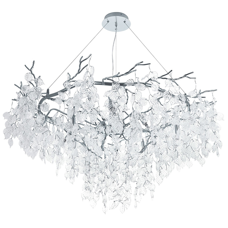        Fairytree Leaves Silver Chandelier 10    -- | Loft Concept 