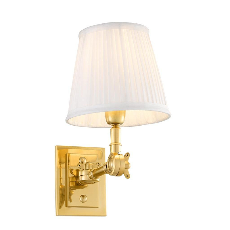 Wall Lamp Wentworth Single Gold+White     -- | Loft Concept 