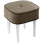 Квадратный мягкий пуф на белых ножках Winton Pouf Square варинант исполнения - 3 | Loft Concept в Ростове-на-Дону