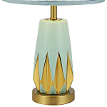 Настольная лампа с абажуром Femia Turquoise Gold Table Lamp варинант исполнения - 3 | Loft Concept в Ростове-на-Дону