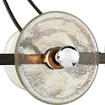 Люстра круглая с литыми стеклянными дисками Olympe Glass Chandelier варинант исполнения - 2 | Loft Concept в Ростове-на-Дону