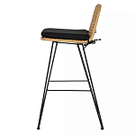 Стул барный с ротанговым плетением Half Bar Chair with Wicker без подлокотников варинант исполнения - 2 | Loft Concept в Ростове-на-Дону