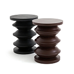 Фигурный приставной столик бордового цвета  AMORPHOUS варинант исполнения - 2 | Loft Concept в Ростове-на-Дону