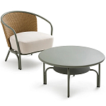 Садовое кресло с каркасом из стали Kenneth Chair варинант исполнения - 8 | Loft Concept в Ростове-на-Дону