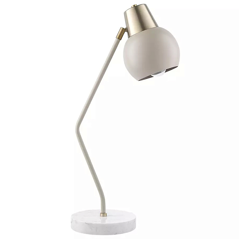 Настольная лампа с регулируемым плафоном Adjustable Lamp Бежевый Сливовый в Ростове-на-Дону | Loft Concept 