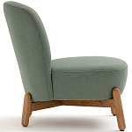 Кресло на деревянных ножках Olguin Green Chair варинант исполнения - 3 | Loft Concept в Ростове-на-Дону