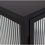 Сервант двухдверный с рифленым стеклом The Keeper варинант исполнения - 3 | Loft Concept в Ростове-на-Дону