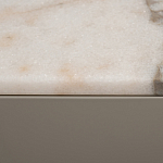 Тумба под телевизор серая с мраморной столешницей Uniqueness Marble варинант исполнения - 6 | Loft Concept в Ростове-на-Дону