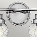 Бра для ванных комнат с прозрачным шарообразным плафоном из стекла с пузырьками на круглом основании Hinkley варинант исполнения - 17 | Loft Concept в Ростове-на-Дону